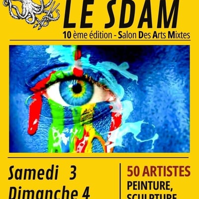 Affiche SDAM Arts mixtes oct 2026