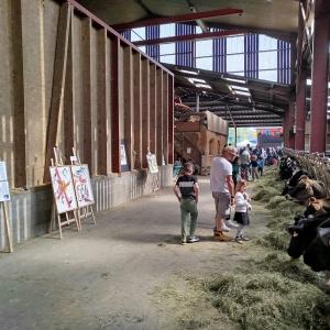 1er juin 2024 - exposition à la ferme du p'tit Gallo qui fête ses 20 ans