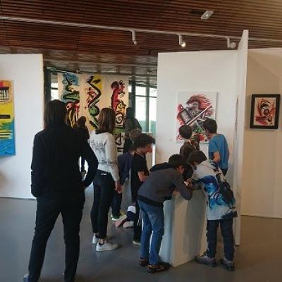 Travail avec les classes sur l'exposition